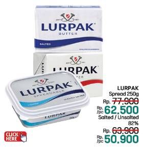 Promo Harga Lurpak Butter Spreadable 250 gr - LotteMart
