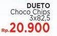 Promo Harga DUETO Chocochips per 3 pouch 82 gr - LotteMart