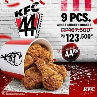 Promo Harga 9 pcs Whole Chicken Bucket  - KFC