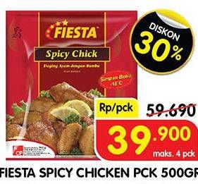 Promo Harga FIESTA Ayam Siap Masak Spicy Chick 500 gr - Superindo