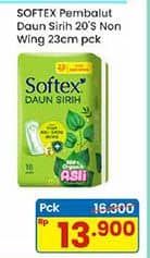 Promo Harga Softex Daun Sirih NonWing 23cm 20 pcs - Indomaret
