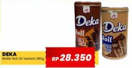 Promo Harga Dua Kelinci Deka Wafer Roll All Variants 280 gr - Yogya