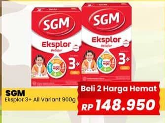 SGM Eksplor 3+ Susu Pertumbuhan 900 gr Harga Promo Rp148.950