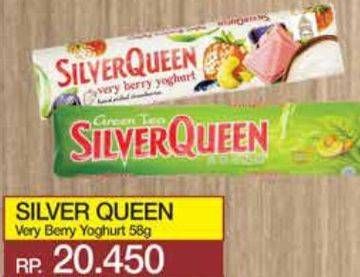 Promo Harga Silver Queen Chocolate Very Berry Yoghurt 58 gr - Yogya