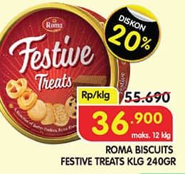 Promo Harga Roma Festive Treats 240 gr - Superindo