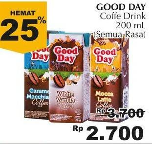 Promo Harga Good Day Coffee Drink All Variants 200 ml - Giant