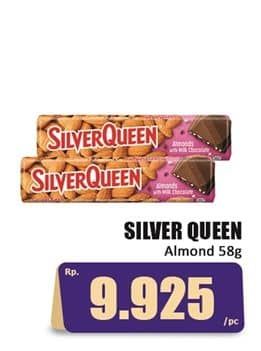 Promo Harga Silver Queen Chocolate Almonds 58 gr - Hari Hari