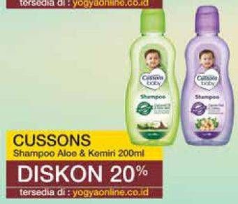 Promo Harga Cussons Baby Shampoo 200 ml - Yogya
