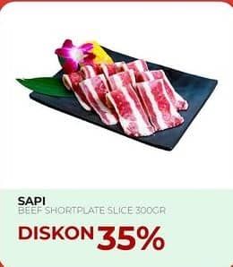 Promo Harga Beef Short Plate Slice 300 gr - Yogya