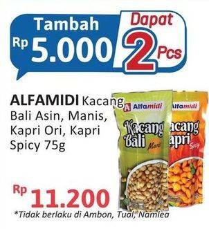 Harga Promo Alfamidi Kacang Bali dan Kapri