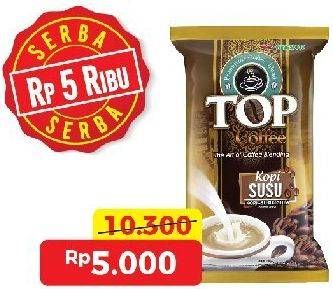 Promo Harga Top Coffee Kopi Susu per 10 sachet 31 gr - Alfamart