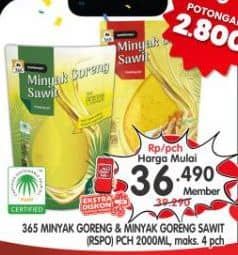 Promo Harga 365 Minyak Goreng 2000 ml - Superindo