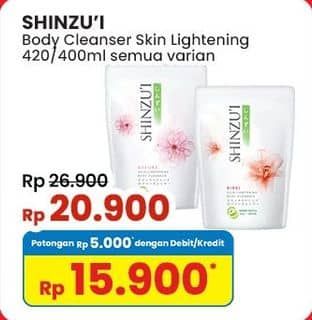 Promo Harga Shinzui Body Cleanser All Variants 420 ml - Indomaret