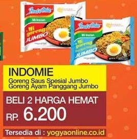 Promo Harga INDOMIE Mi Goreng Jumbo Spesial, Ayam Panggang per 2 pcs - Yogya