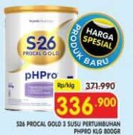 Promo Harga S26 Procal Gold pHPro Tahap 3 800 gr - Superindo