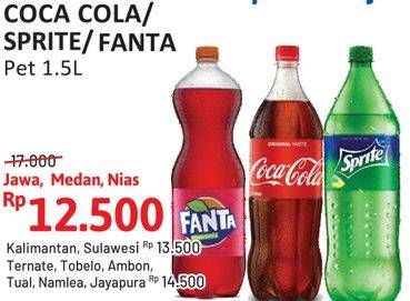 Coca Cola / Sprite / Fanta Pet 1,5L