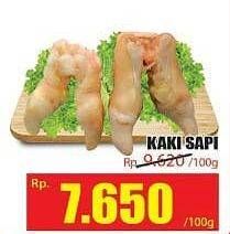 Promo Harga Kaki Sapi per 100 gr - Hari Hari