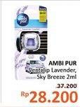 Promo Harga AMBIPUR Car Freshener Premium Clip Lavender, Sky Breeze 2 ml - Alfamidi