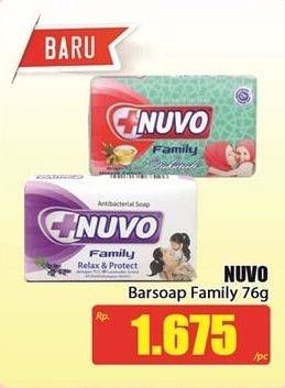 Promo Harga NUVO Family Bar Soap 76 gr - Hari Hari