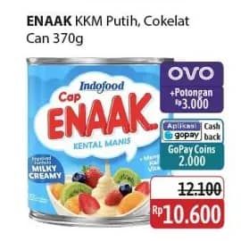 Promo Harga Cap Enaak Susu Kental Manis Putih, Cokelat 370 gr - Alfamidi