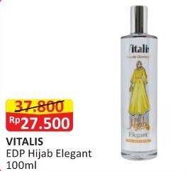 Promo Harga Vitalis Eau de Glamour Hijab Elegant 100 ml - Alfamart