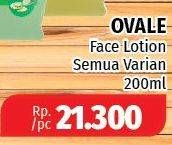 Promo Harga OVALE Facial Lotion All Variants 200 ml - Lotte Grosir