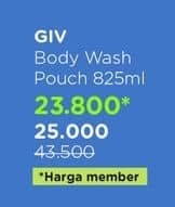 Promo Harga GIV Body Wash 825 ml - Watsons