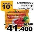 Promo Harga FARMHOUSE Sosis Sapi Goreng 360 gr - Giant