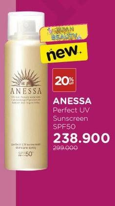 Promo Harga ANESSA Perfect UV Skincare Sunscreen  - Watsons