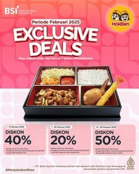 Promo Harga Exclusive Deals  - HokBen