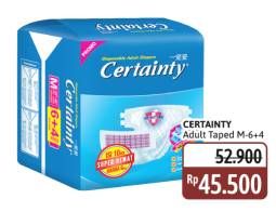 Promo Harga Certainty Adult Diapers M10 10 pcs - Alfamidi