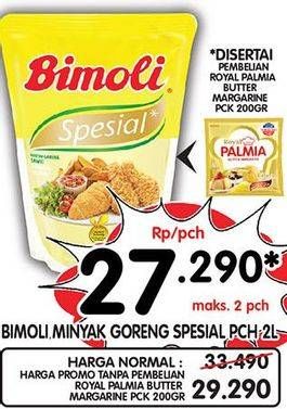 Promo Harga BIMOLI Minyak Goreng Spesial 2000 ml - Superindo