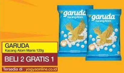Promo Harga Garuda Kacang Atom Manis Gurih 120 gr - Yogya