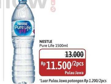 Promo Harga Nestle Pure Life Air Mineral 1500 ml - Alfamidi