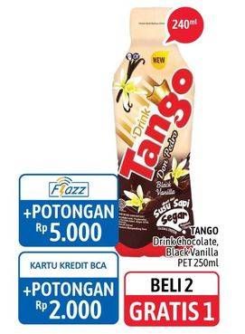 Promo Harga TANGO Drink Chocolate, Don Pedro 250 ml - Alfamidi