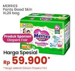 Promo Harga Merries Pants Good Skin XL26 26 pcs - Indomaret