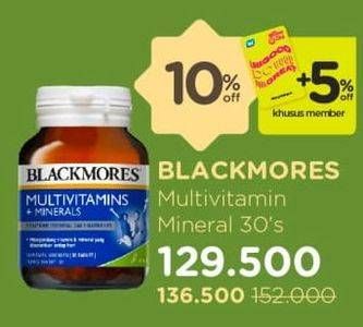 Promo Harga BLACKMORES Multivitamins + Minerals 30 pcs - Watsons