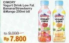 Promo Harga CIMORY Yogurt Drink Low Fat Banana, Strawberry Mango 250 ml - Indomaret