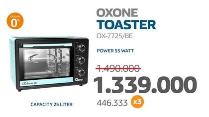 Promo Harga Oxone OX-7725 Eco Series Oven Sakura 25L 2 x 550 Watt 25000 ml - Electronic City