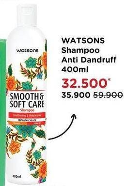 Promo Harga WATSONS Shampoo Anti Dandruff 400 ml - Watsons