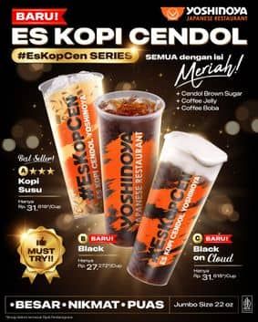 Promo Harga Es Kopi Cendol  - Yoshinoya