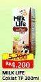 Promo Harga Milk Life UHT Cokelat 200 ml - Alfamart
