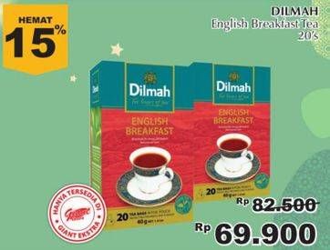 Promo Harga Dilmah Tea 20 pcs - Giant