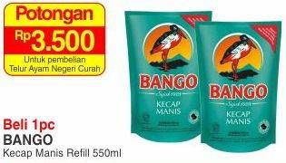 Promo Harga BANGO Kecap Manis 550 ml - Yogya