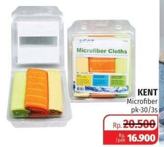 Promo Harga KENT Microfibre Cloths PK-30 per 3 pcs - Lotte Grosir