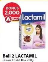 Promo Harga LACTAMIL Inisis Susu Bubuk Ibu Hamil Cokelat 200 gr - Alfamart