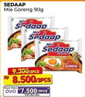 Promo Harga Sedaap Mie Goreng Original 90 gr - Alfamart