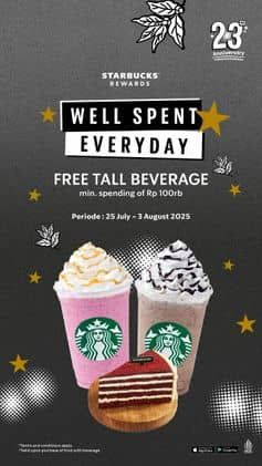 Promo Harga Well Spent Everyday  - Starbucks