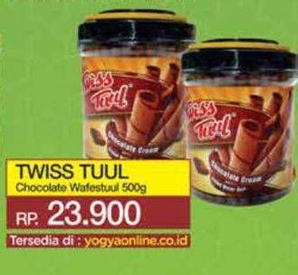 Promo Harga Twiss Tuul Chocolate Wafestuul Chocolate 500 gr - Yogya
