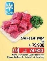 Promo Harga Daging Rendang Sapi Muda  - LotteMart